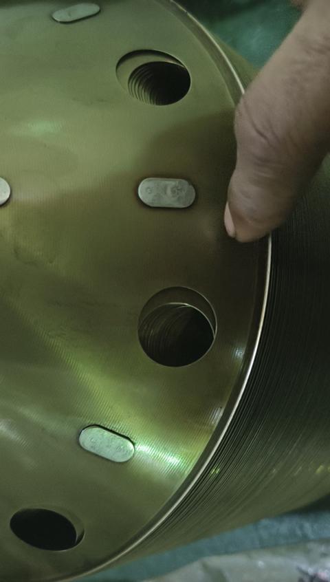Inside view of disc stack and paring disc assembly in a fuel oil purifier – The Marine Viva